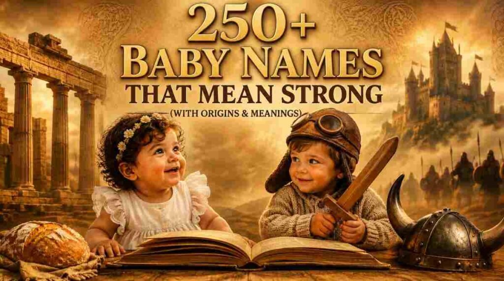 250+ Baby Names That Mean Strong