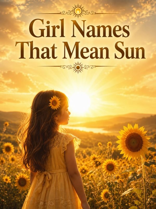 Girl Names That Mean Sun