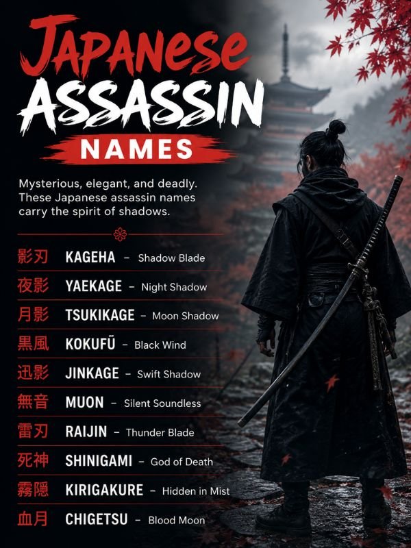 Japanese Assassin Names