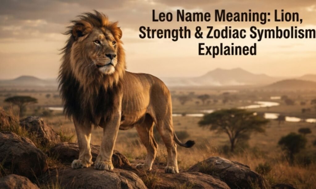 Leo Name Meaning Lion, Strength & Zodiac Symbolism Explained