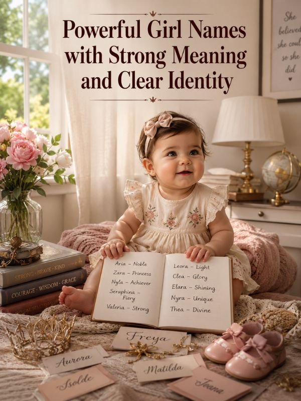 Powerful Girl Names with Strong Meaning and Clear Identity