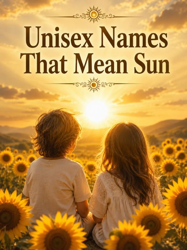 Unisex Names That Mean Sun