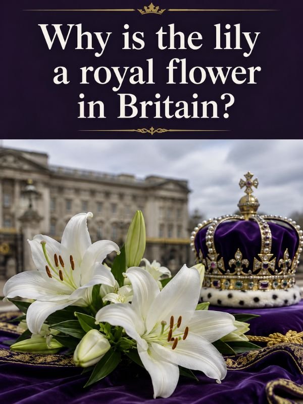 Why is the lily a royal flower in Britain