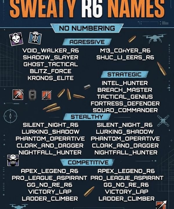 sweaty-r6-names