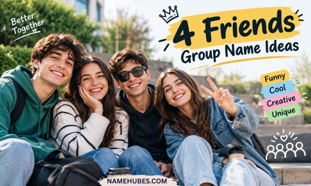 4 Friends Group Name Ideas