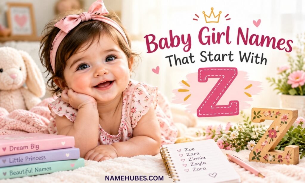 Baby Girl Names That Start With Z