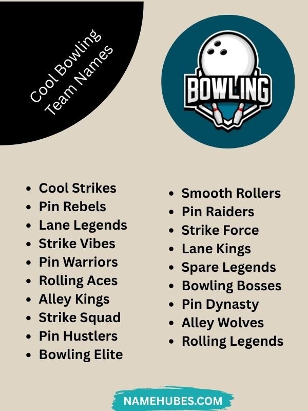 Cool Bowling Team Names