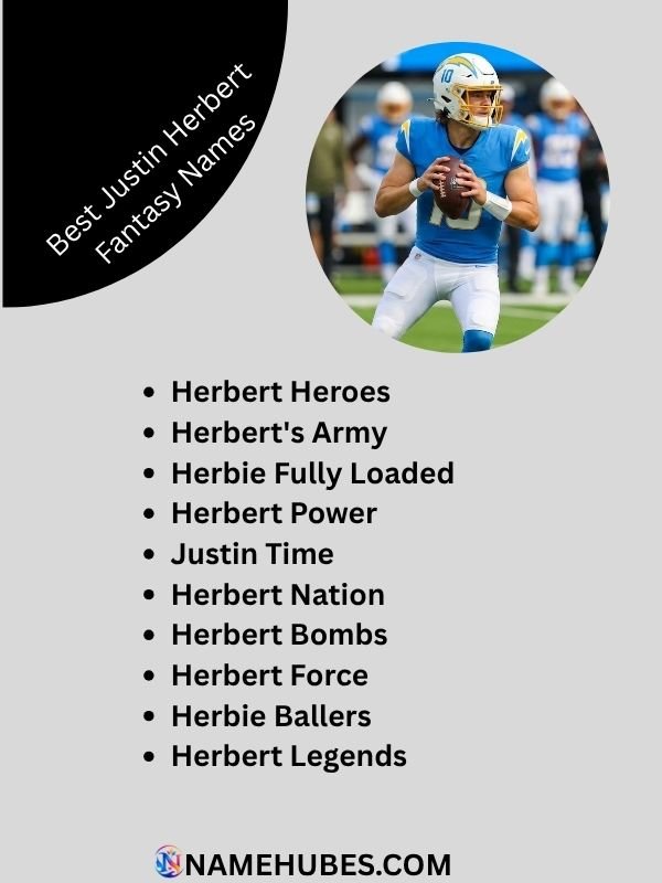 best-justin-herbert-fantasy-names