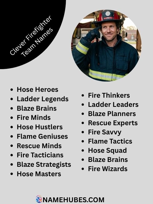 clever-firefighter-team-names