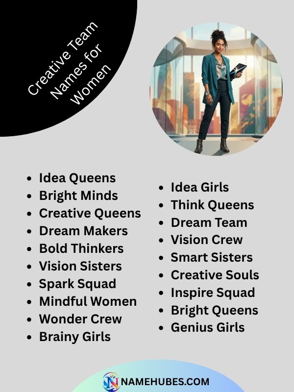 creative-team-names-for-women
