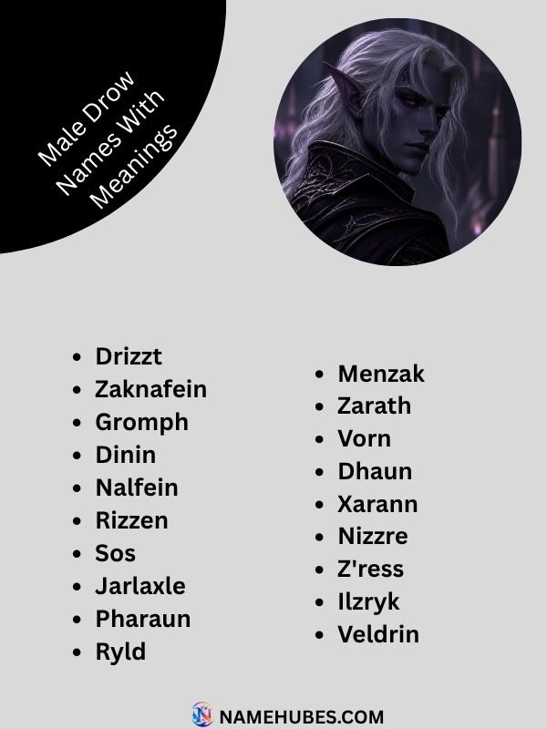 male-drow-names-with-meanings