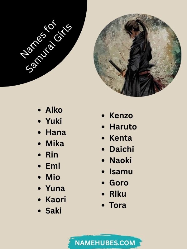 names-for-samurai-girls