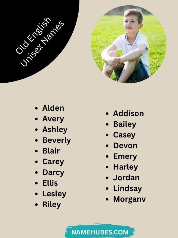 old-english-unisex-names