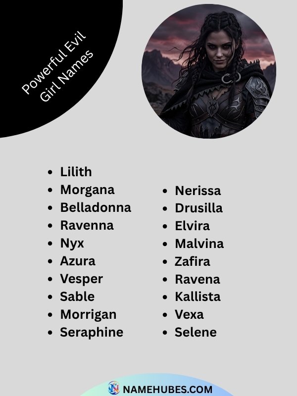 powerful-evil-girl-names