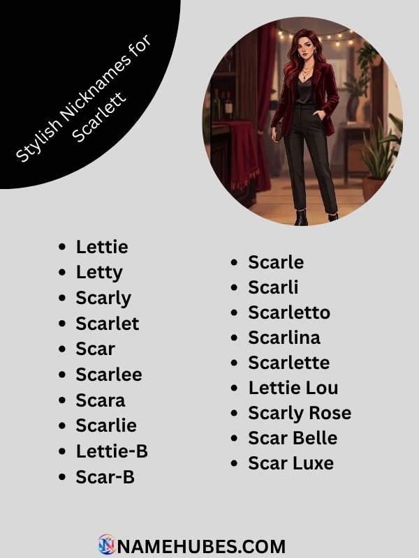 stylish-nicknames-for-scarlett