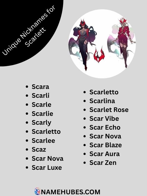 unique-nicknames-for-scarlett