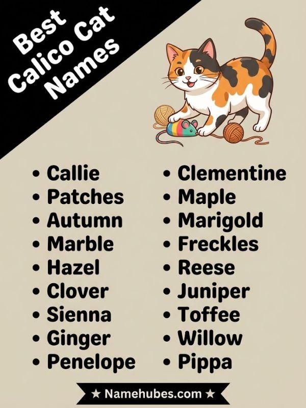 Best Calico Cat Names