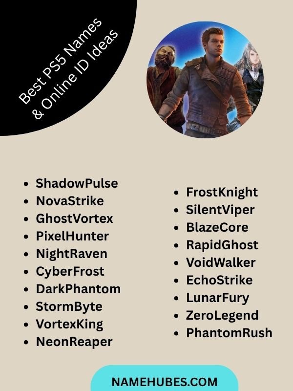 Best PS5 Names & Online ID Ideas