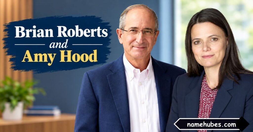 Brian Roberts and Amy Hood