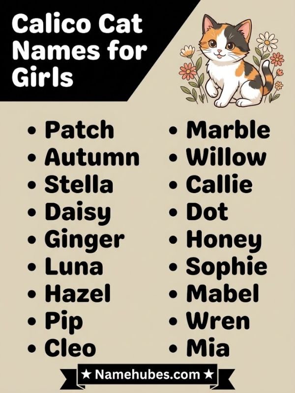  Calico Cat Names for Girls