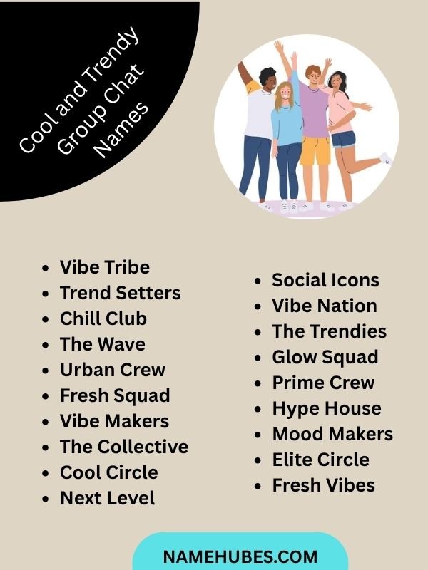 Cool and Trendy Group Chat Names