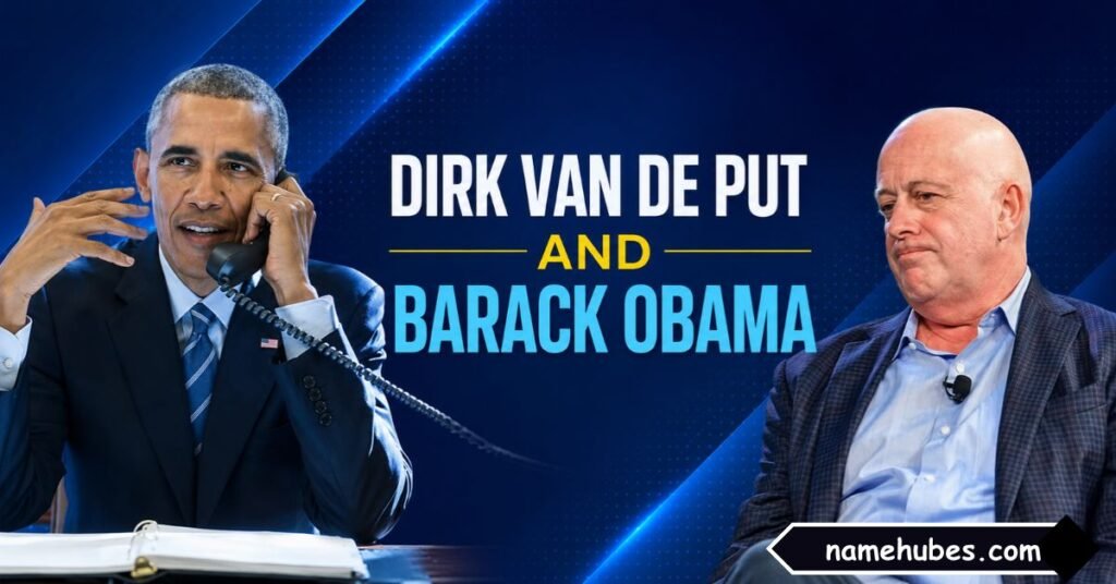 Dirk Van de Put and Barack Obama