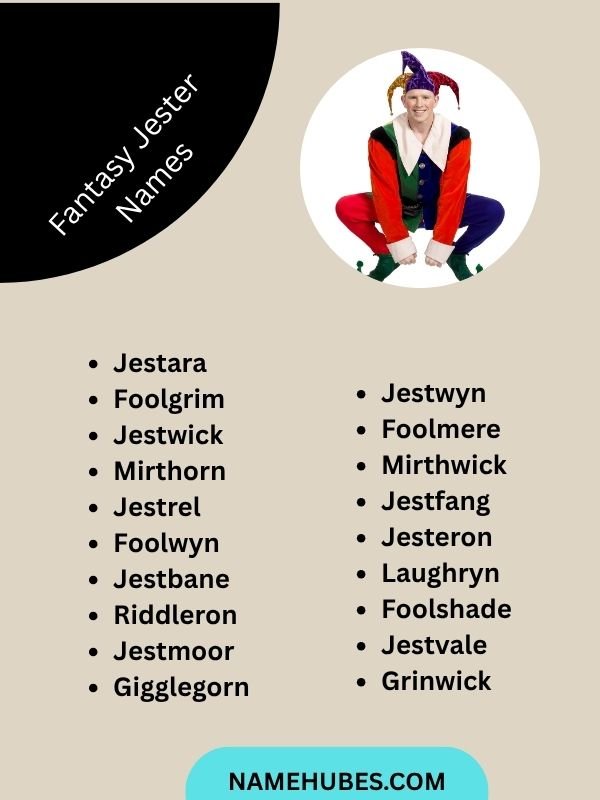 Fantasy Jester Names