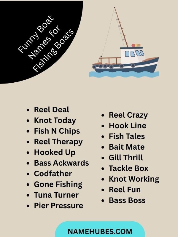 Funny Boat Names for Fishing Boats