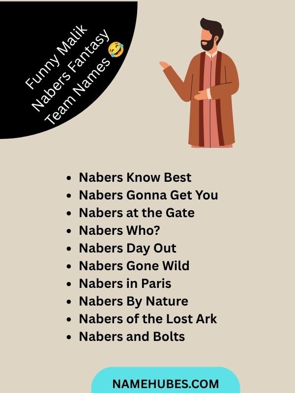 Funny Malik Nabers Fantasy Team Names