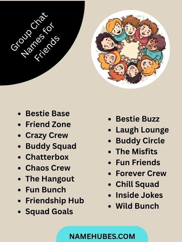Group Chat Names for Friends