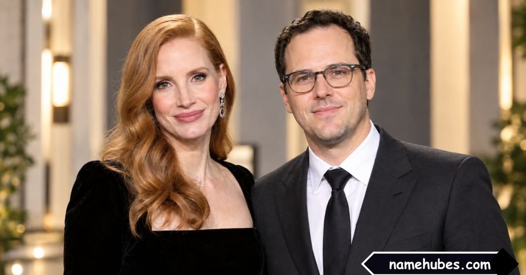 Jessica Chastain and Mike Krieger