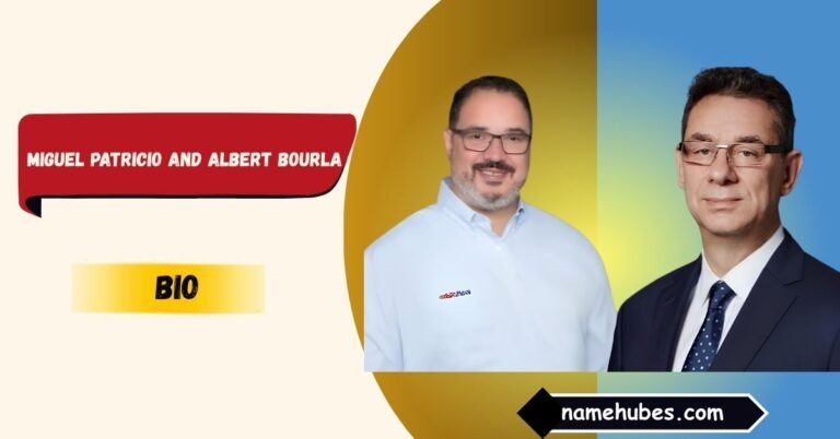 Miguel Patricio and Albert Bourla
