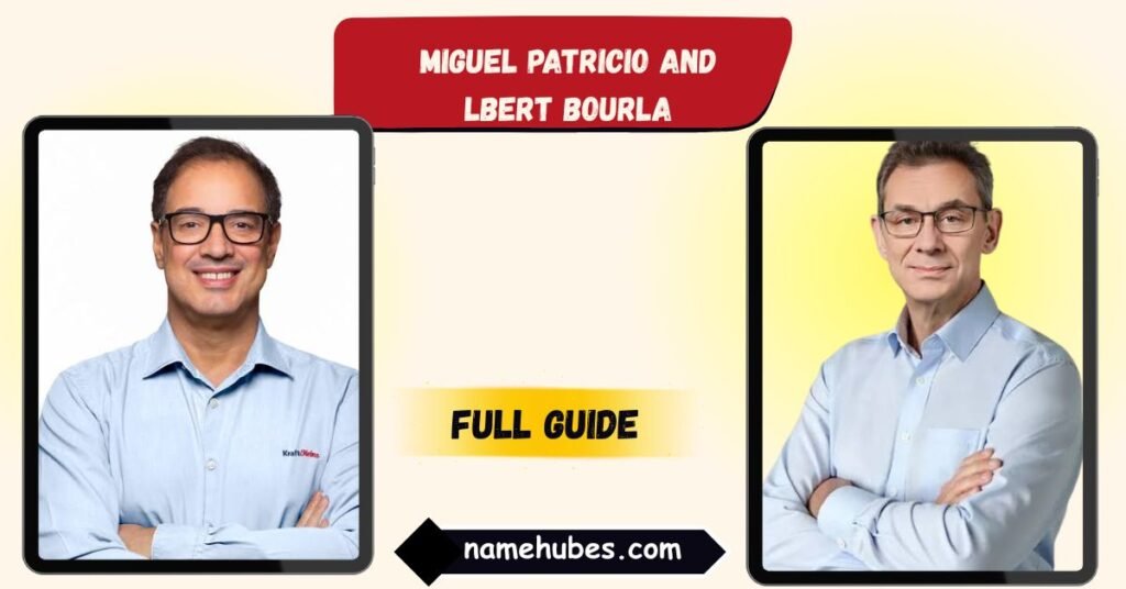 Miguel Patricio and Dr. Albert Bourla