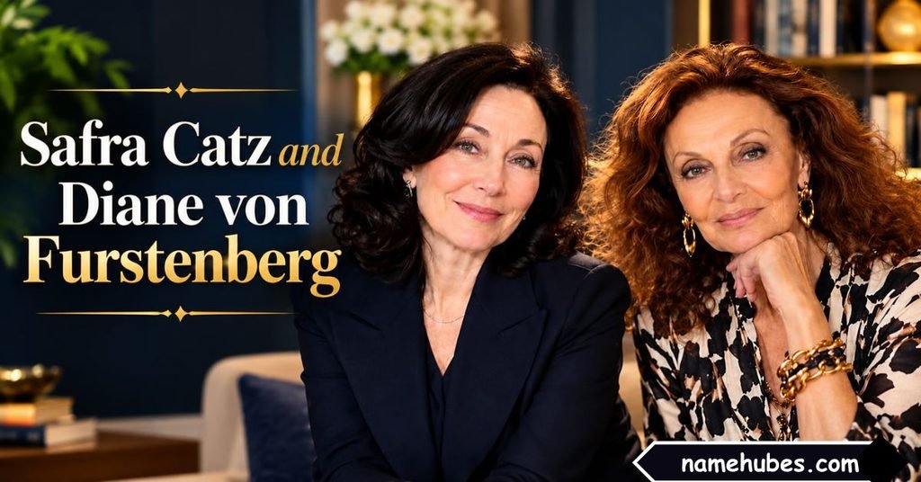 Safra Catz and Diane von Furstenberg 