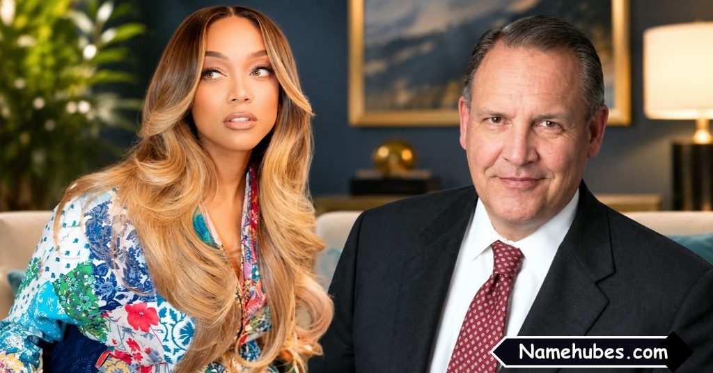 Tyra Banks and Greg Hayes 