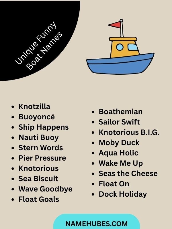 Unique Funny Boat Names